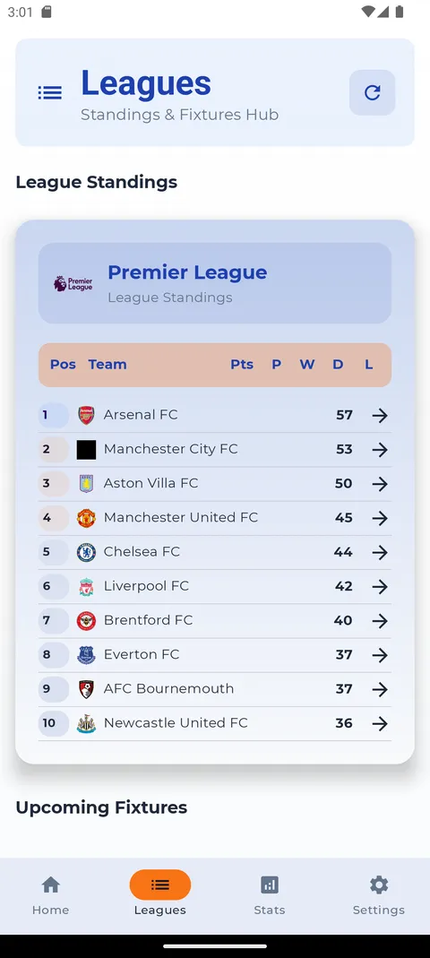 BaoBuzz Leagues Screen